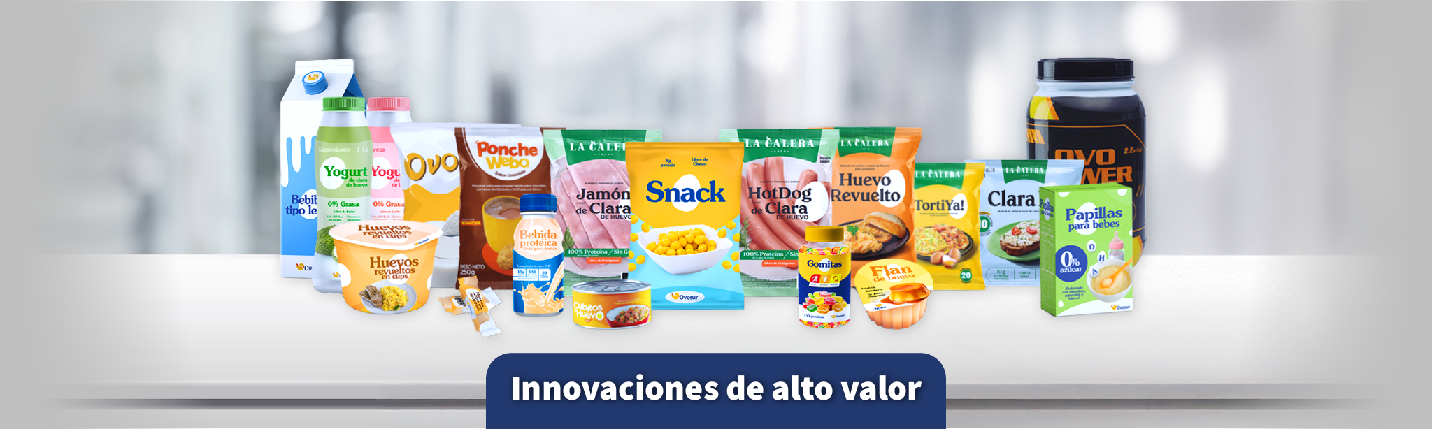 Innovaciones en Ovoproductos de alto valor - Clara en Polvo - Ovosur - Expertos en Ovoproductos